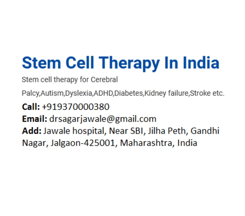 Stem Cell Therapy India