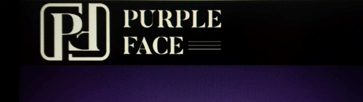 Purple face