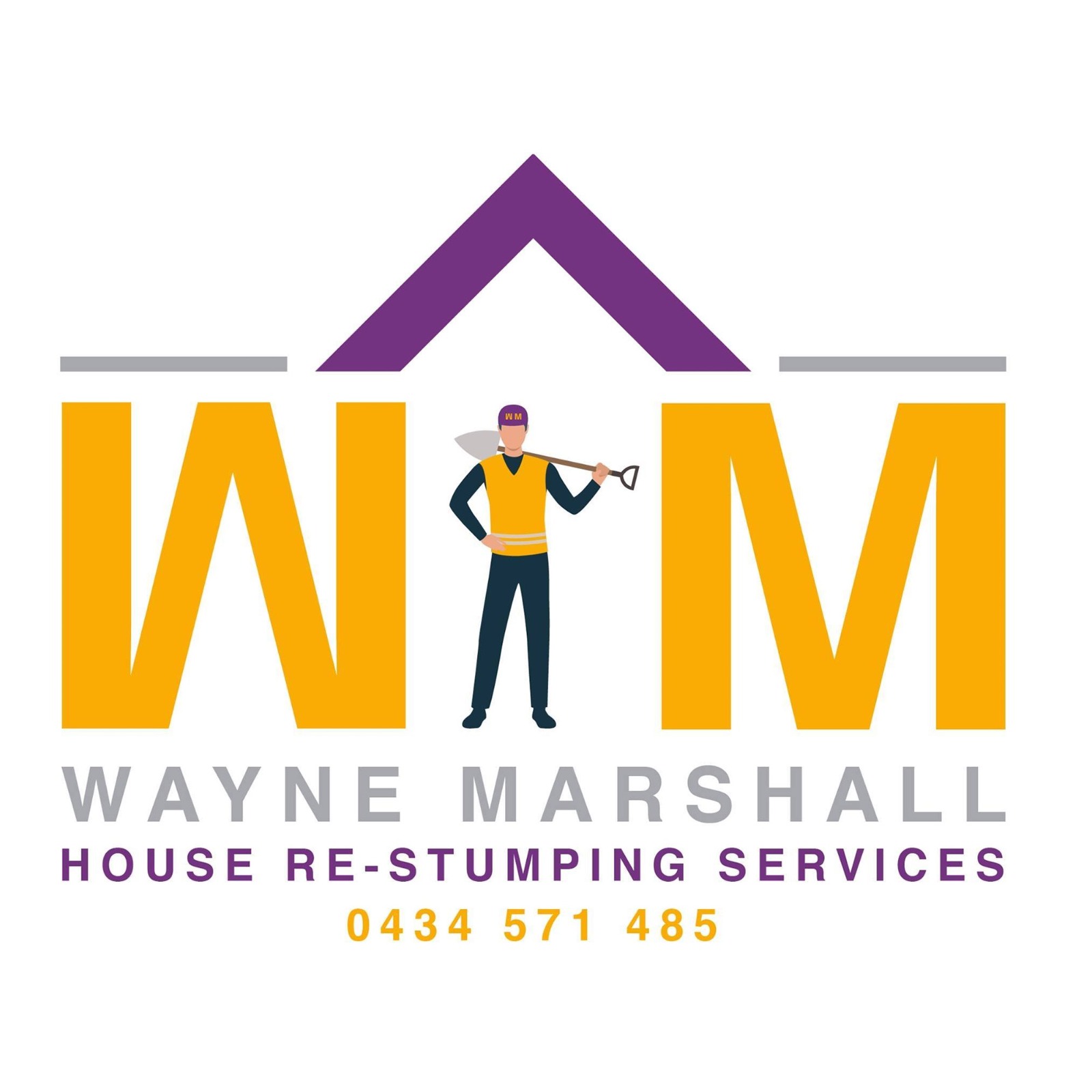 Wayne Marshall House Restumping logo