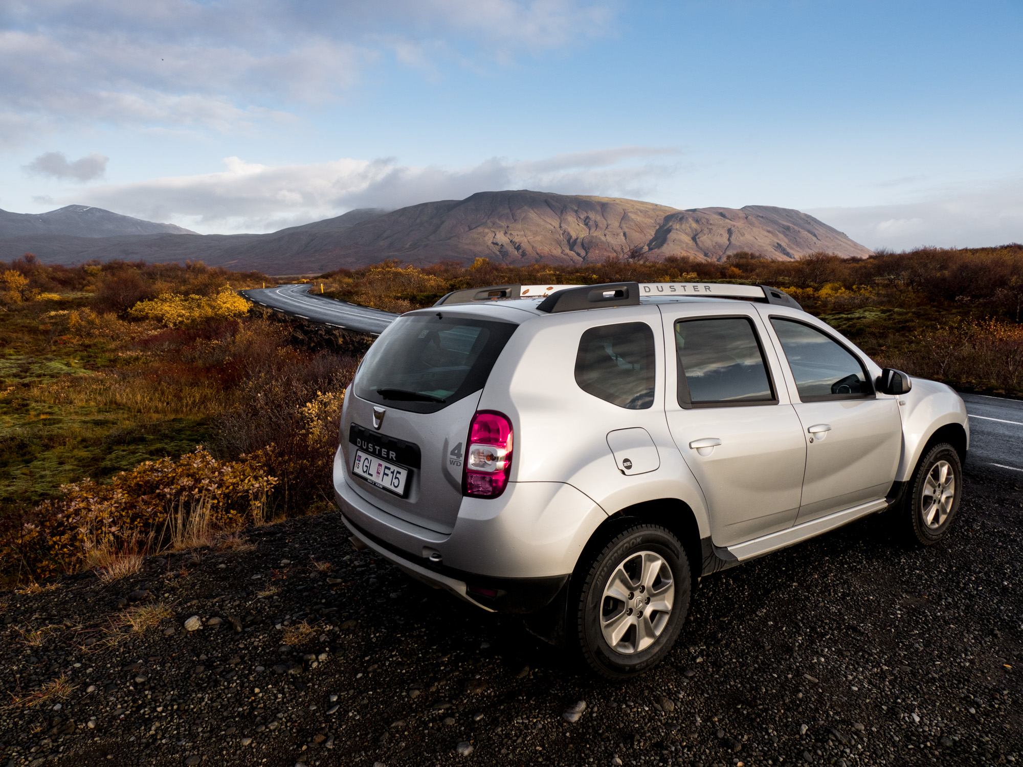 Camper in iceland