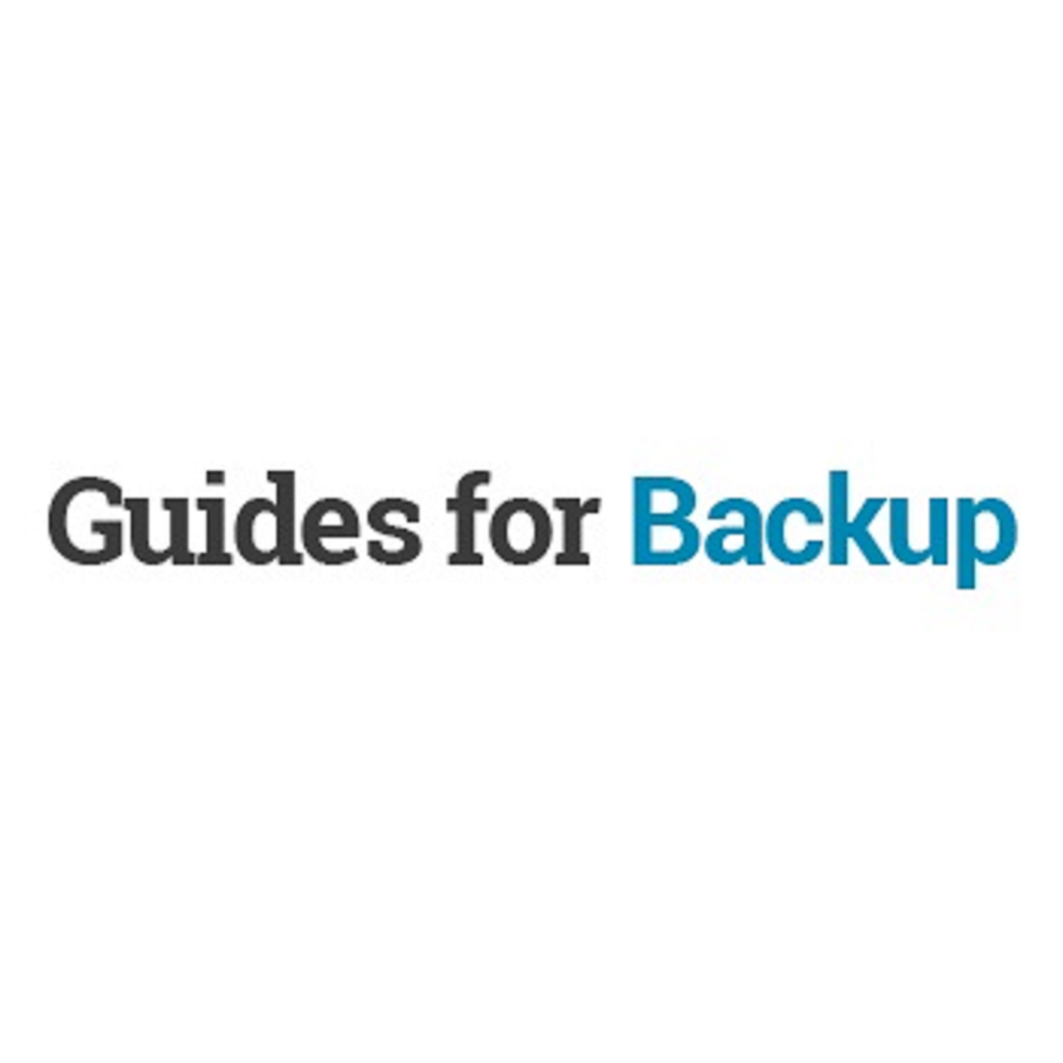 Guides for Backup